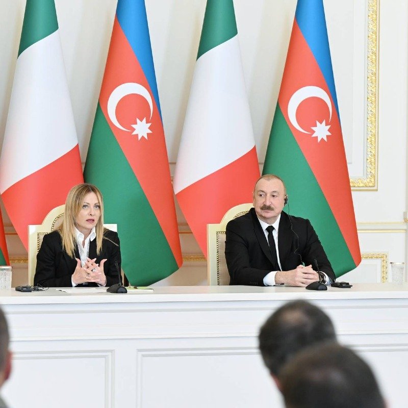 İlham Əliyev və İtaliya Nazirlər Şurasının sədri mətbuata bəyanatlarla çıxış ediblər