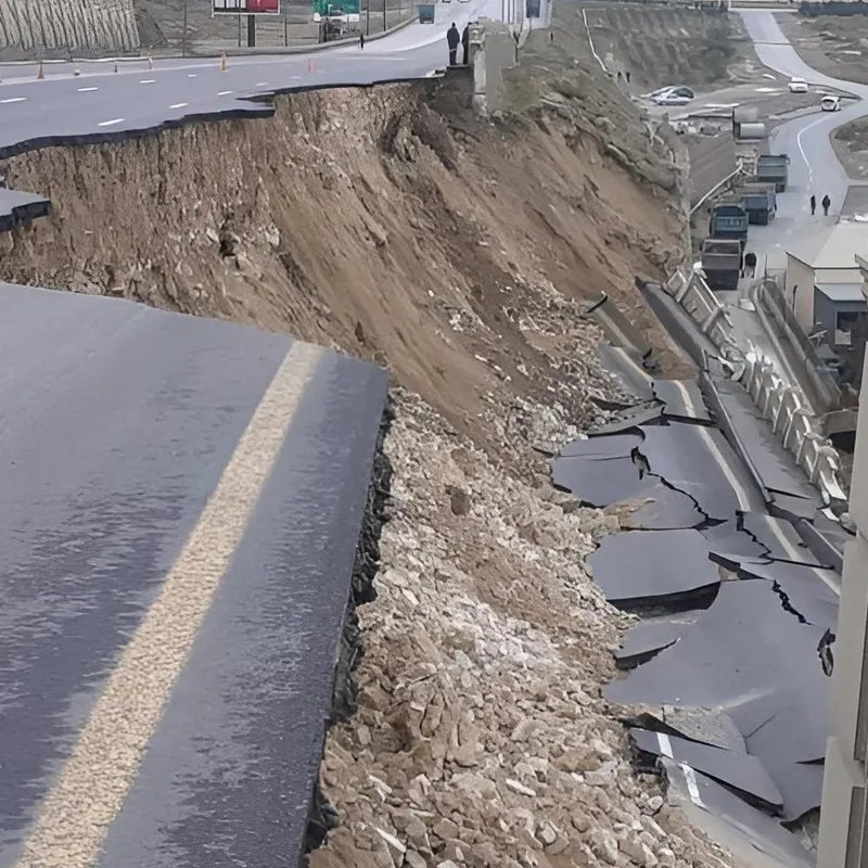 Bibiheybət yolunda sürüşmə təhlükəsi yaranıb, hərəkət məhdudlaşdırılıb