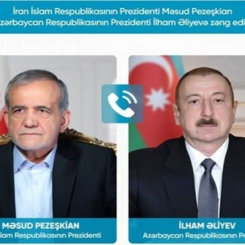 Məsud Pezeşkian Prezident İlham Əliyevə zəng etdi