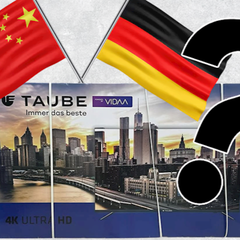 Çin istehsalı olan “Taube” məhsulları niyə Almaniya brendi kimi təqdim edilir? – Təfərrüat